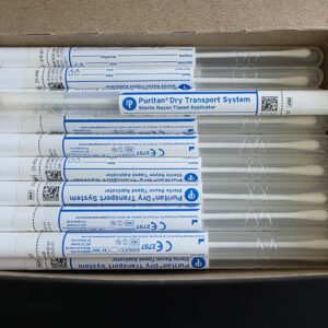 Puritan Transport Swab dry bag of 50 for surface sampling